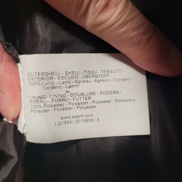 Esprit Leather Jacket - Picture 9 of 12
